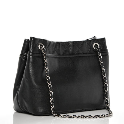 Chanel Caviar Quilted CC Timeless Soft Tote Black 3 of 7