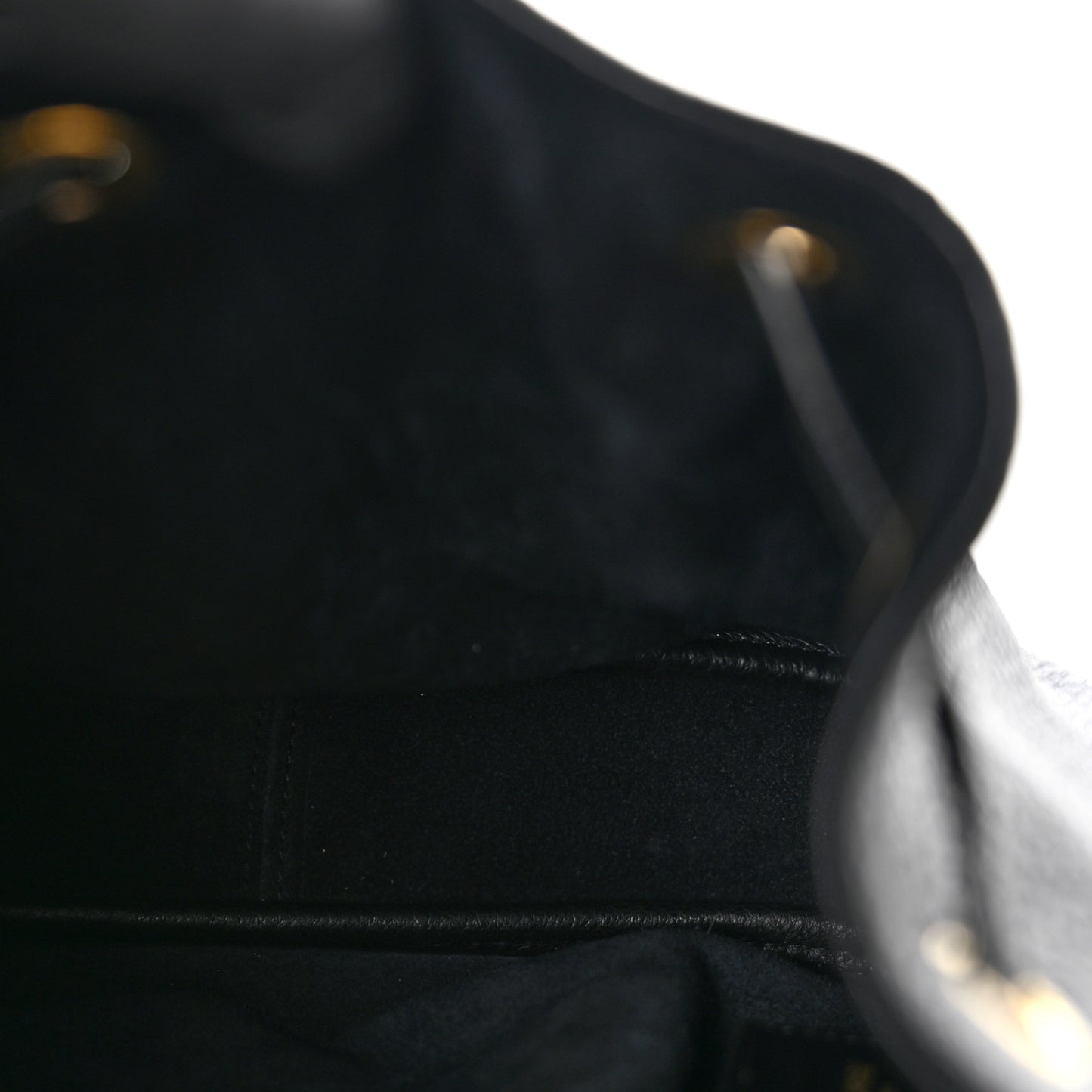 Grained Calfskin Paris VII Mini Flat Hobo Black Black