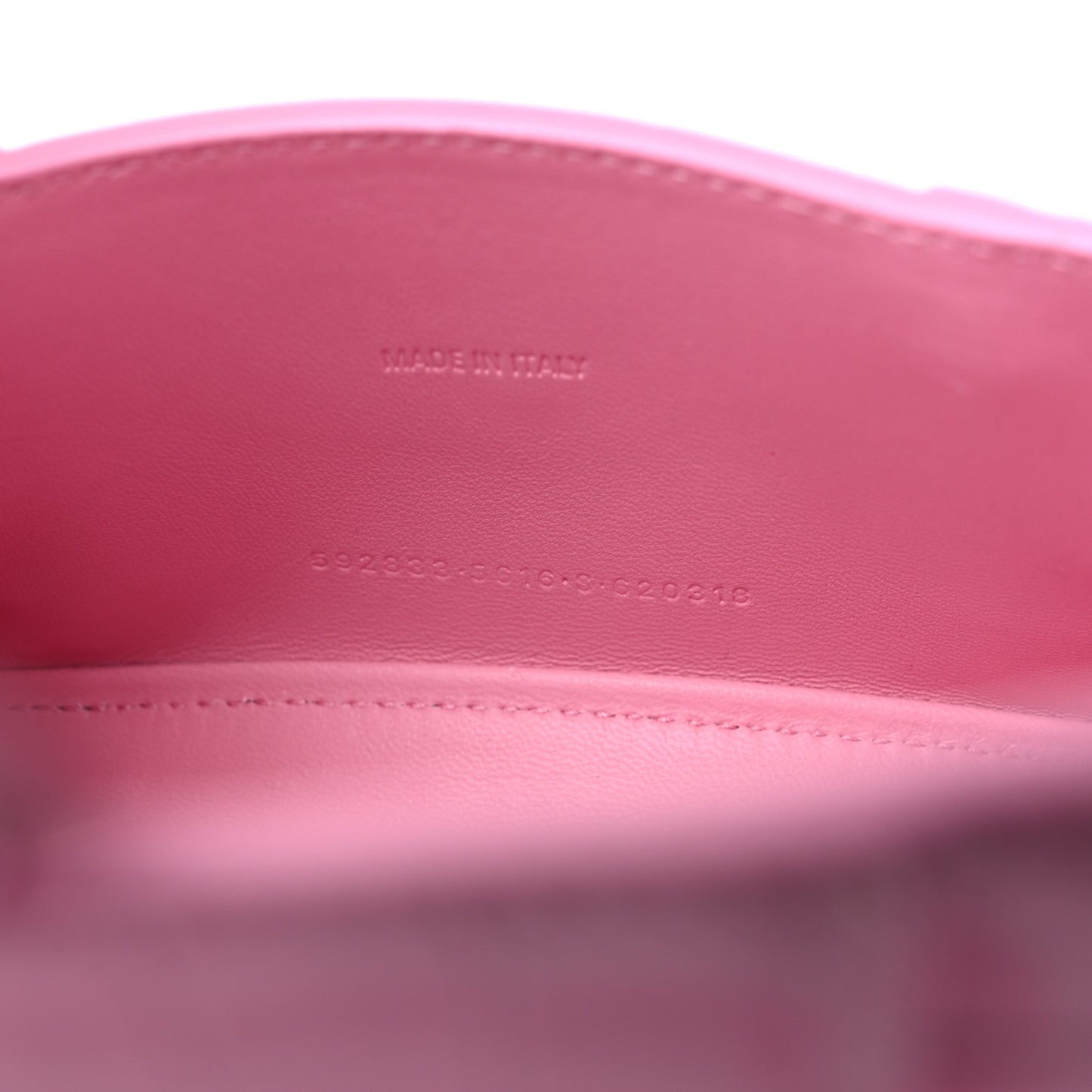 Shiny Calfskin Crocodile Embossed Hourglass Top Handle Bag XS Pink