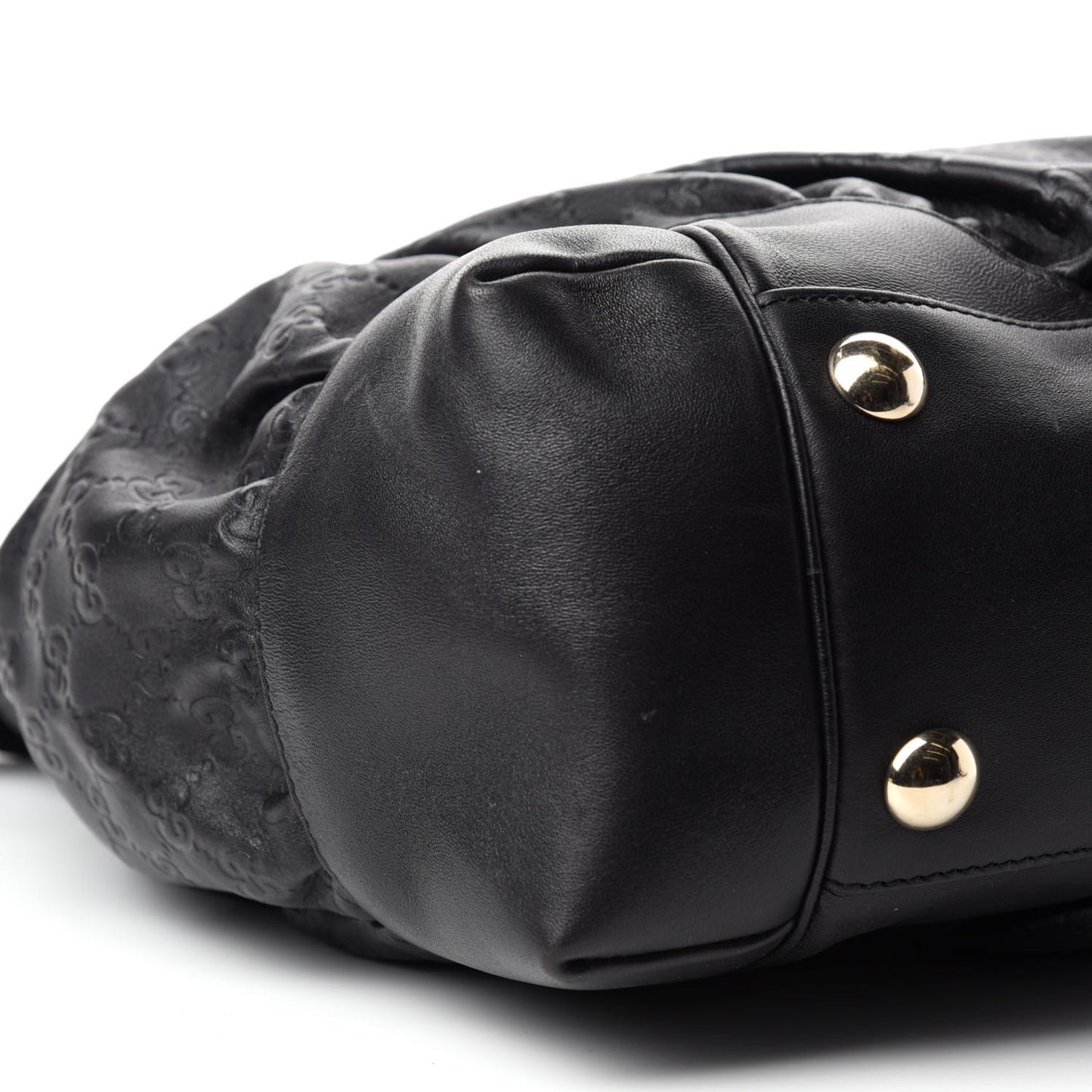 Guccissima Full Moon Tote Black