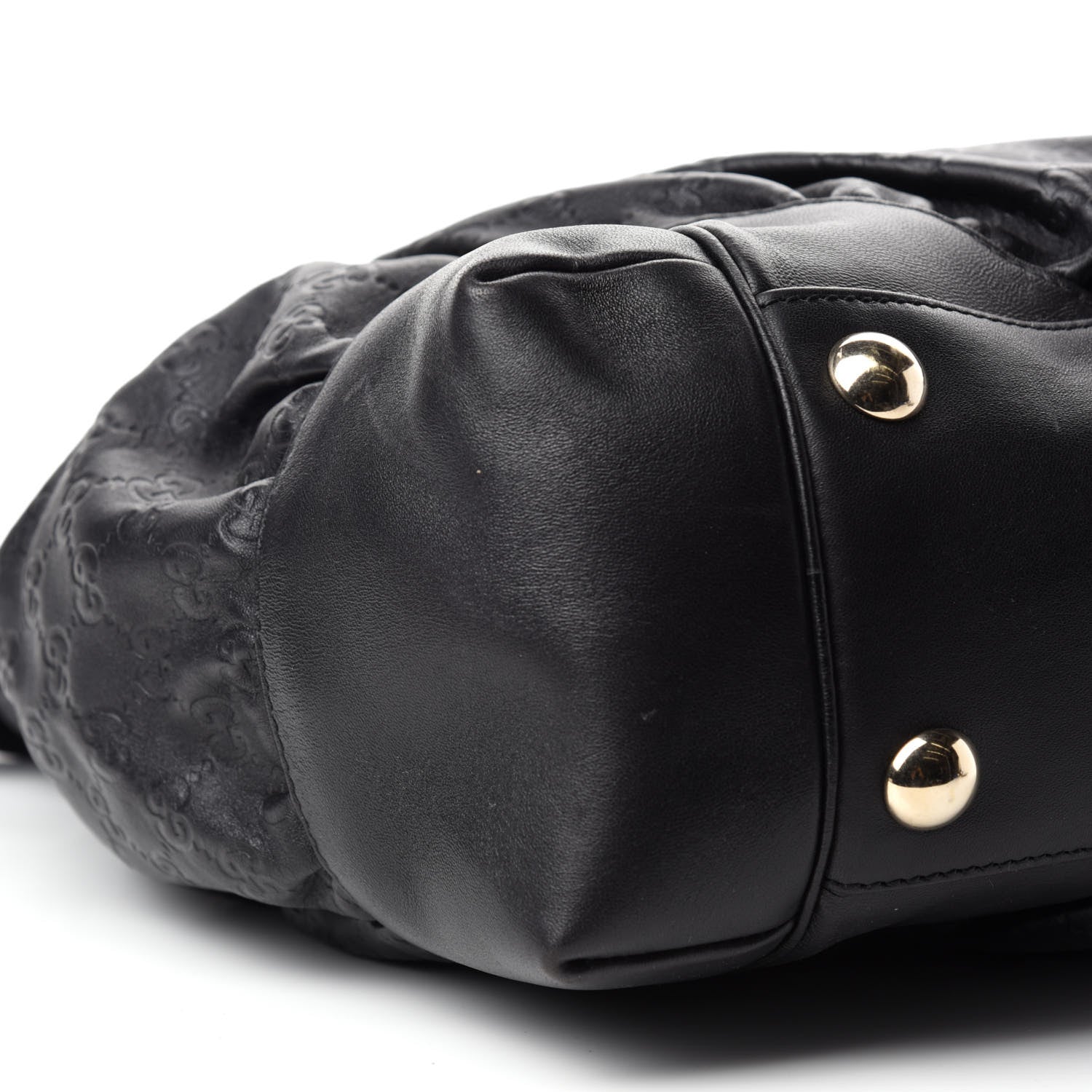 Gucci Guccissima Full Moon Tote Black 6 of 10