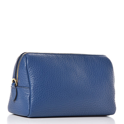 Prada Vitello Daino Cosmetic Pouch Bleuette 3 of 9