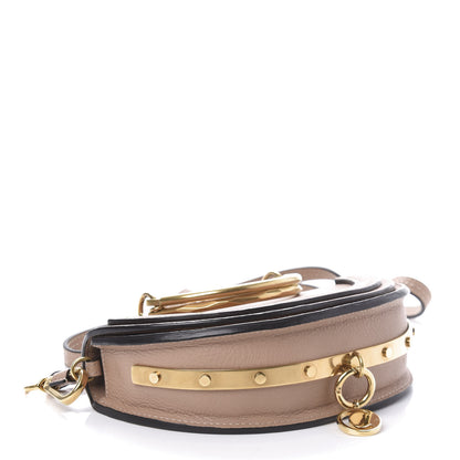 Chloe Calfskin Small Nile Bracelet Minaudiere Bag Biscotti Beige 4 of 10