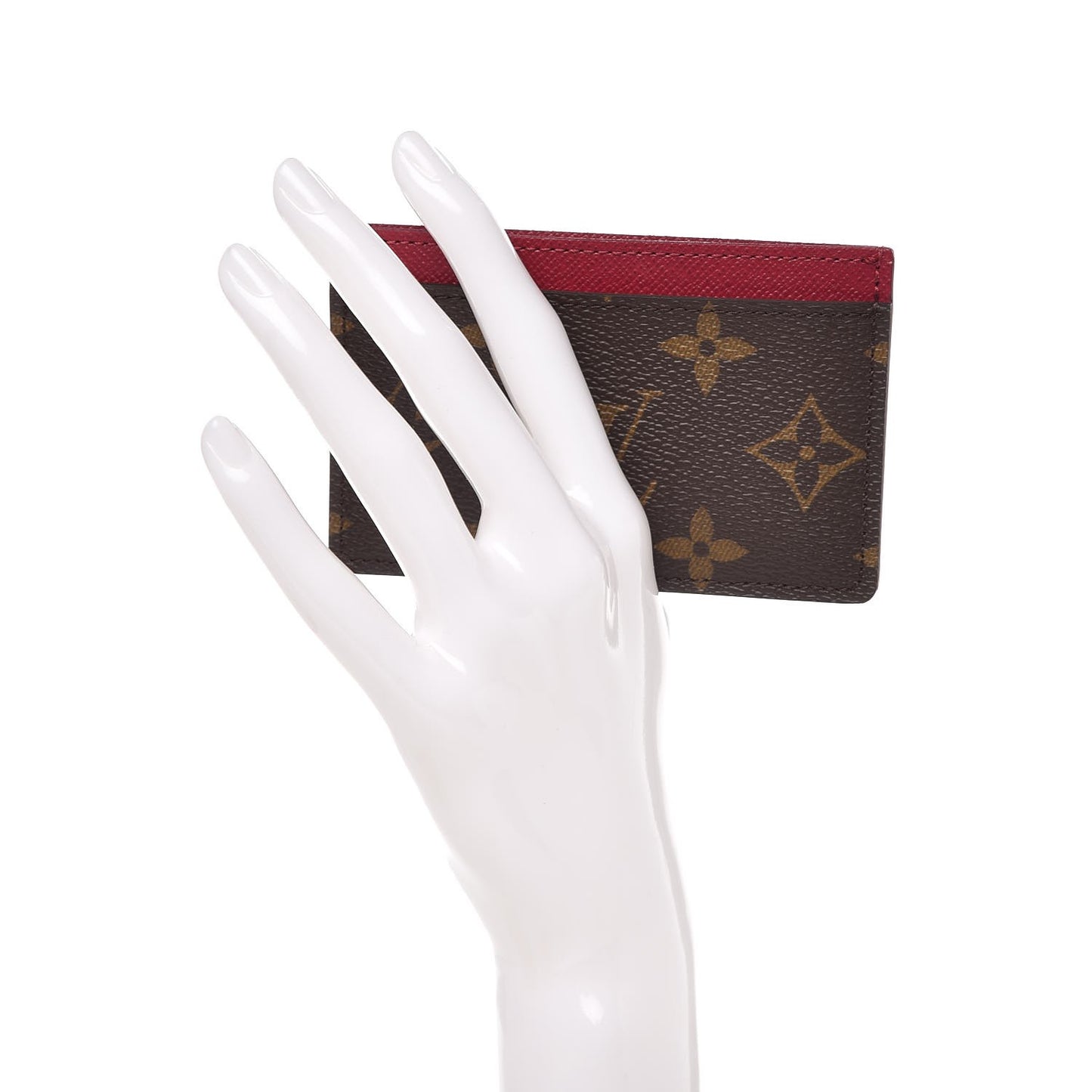 Monogram Card Holder Fuchsia