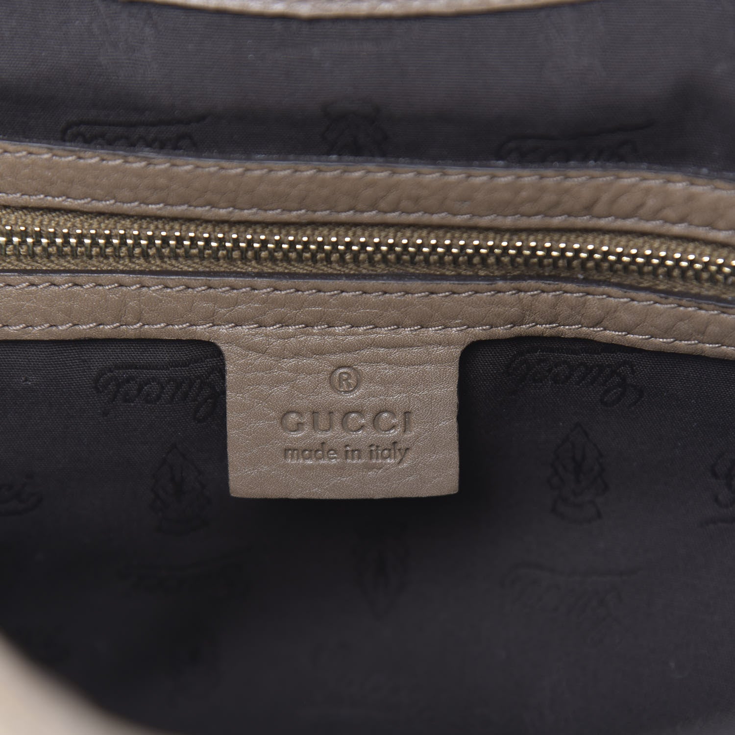 Gucci Nubuck Medium Web Heritage Shoulder Bag Taupe 6 of 16