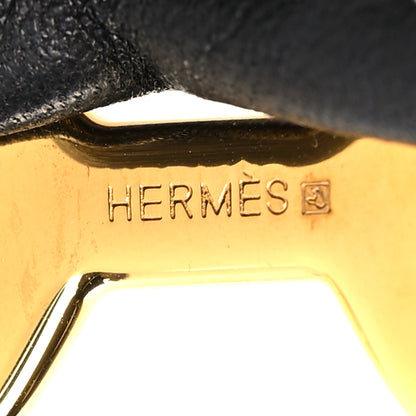 Hermes Lambskin Gloves 7.5 Black 3 of 3
