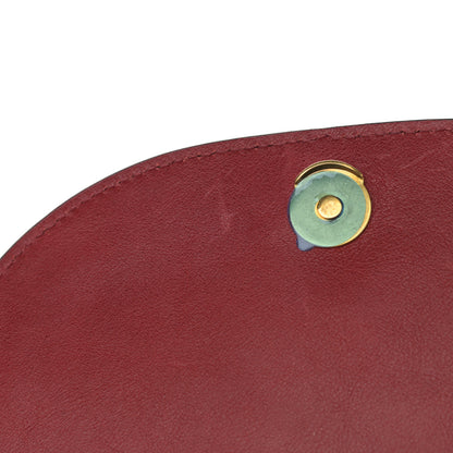 Chloe Calfskin Suede Small Nile Bracelet Bag Intense Red 12 of 12