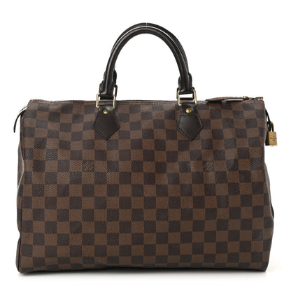 Louis Vuitton Damier Ebene Speedy 35 1 of 12