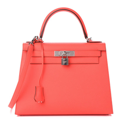 Hermes Epsom Kelly Sellier 28 Rose Texas 1 of 12