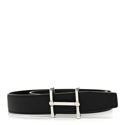 Hermes Togo Box Idem 38mm Reversible Belt  95 38 Black 1 of 6