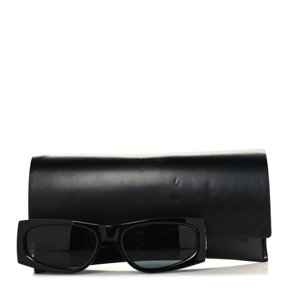 Saint Laurent Acetate Rectangle SL M140/F Sunglasses Black 8 of 8