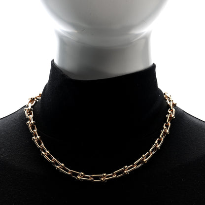 Tiffany 18K Rose Gold Medium HardWear Link Necklace 2 of 5
