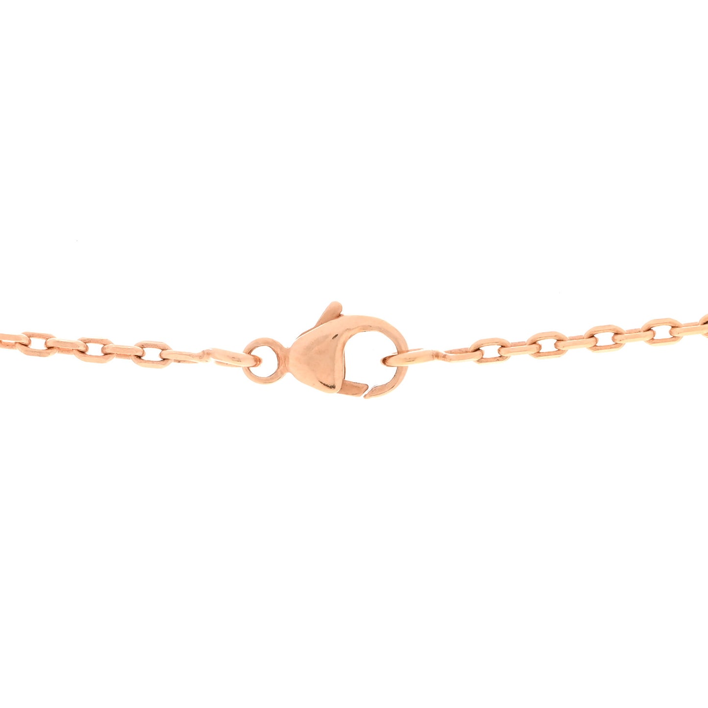 Lacquered Gold Pop H Pendant Necklace Rose Extreme