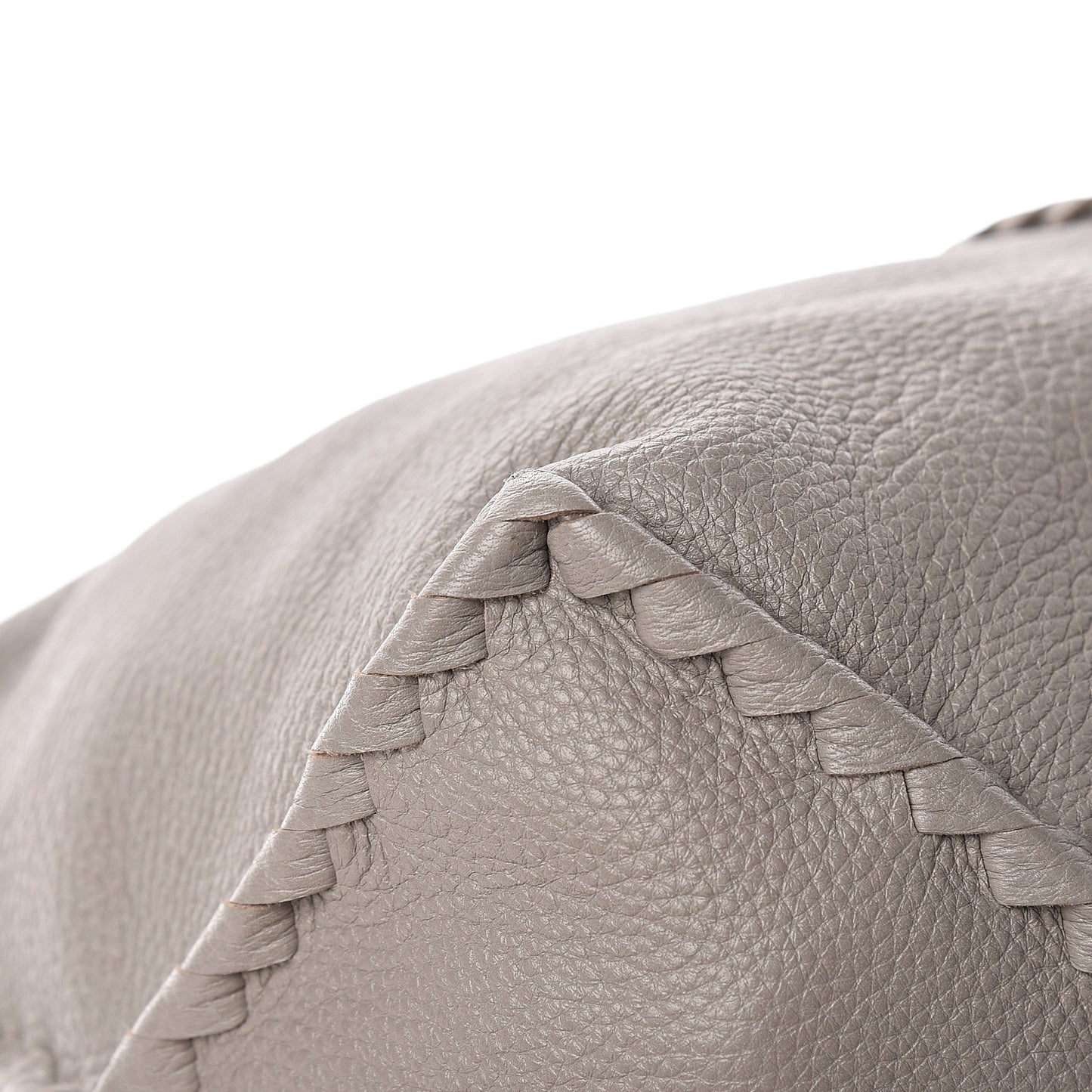 Cervo Deerskin Hobo Light Grey