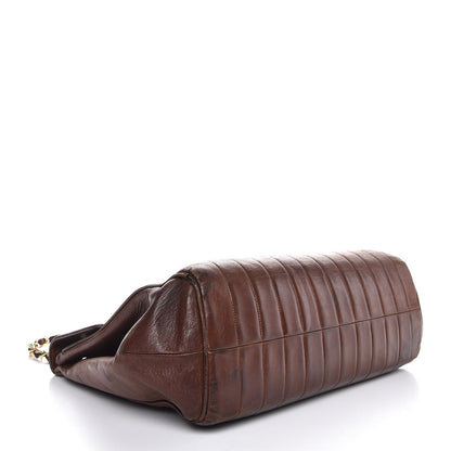 Chanel Lambskin Vertical Quilt Maxi Flap Brown 4 of 17