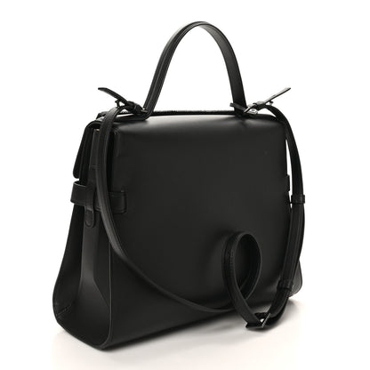 Delvaux Calfskin Souple Tempete GM Smock Satchel Black 4 of 10