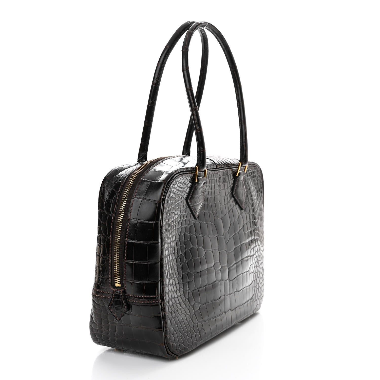 Hermes Shiny Alligator Plume 28 Ebene 3 of 12