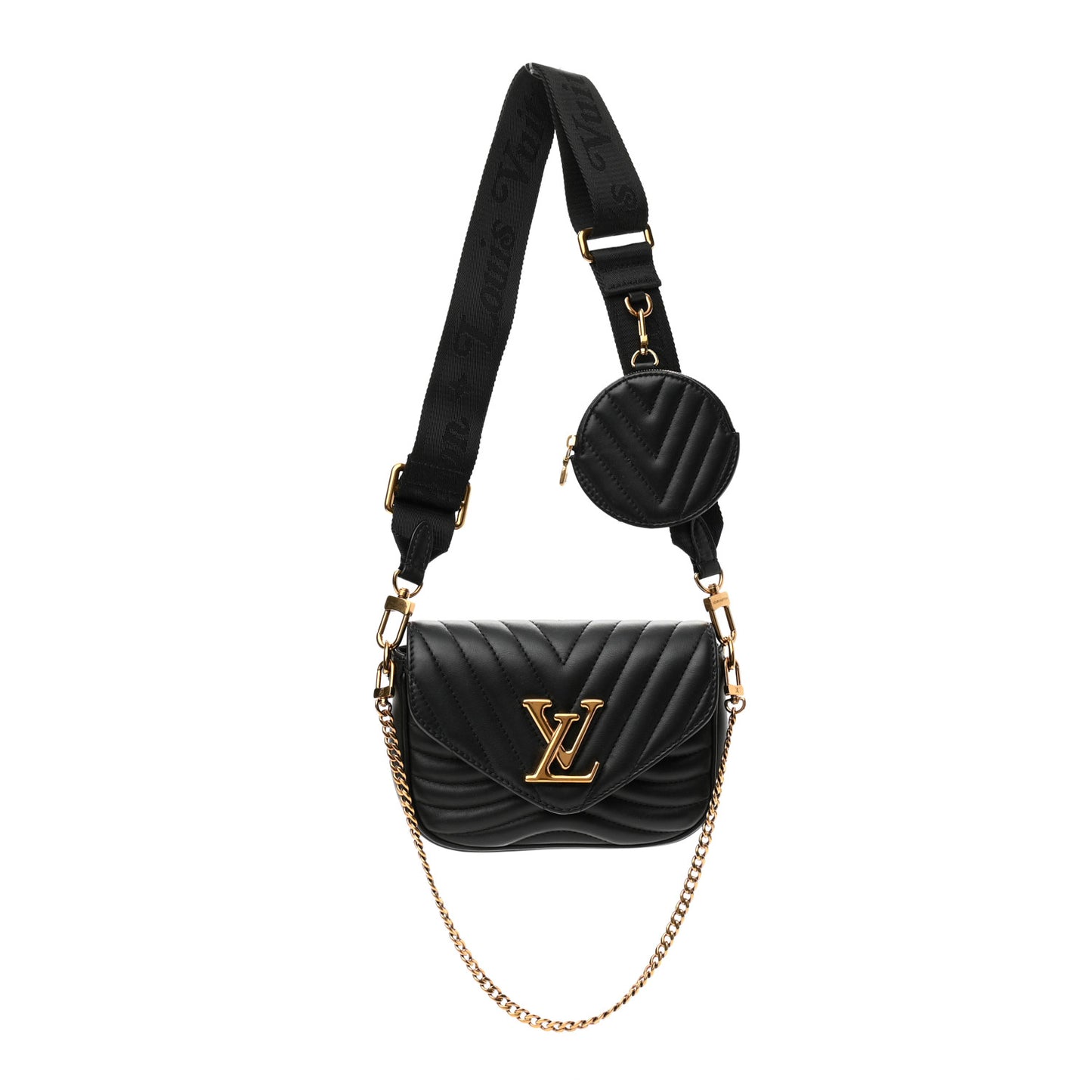 Calfskin New Wave Multi Pochette Black