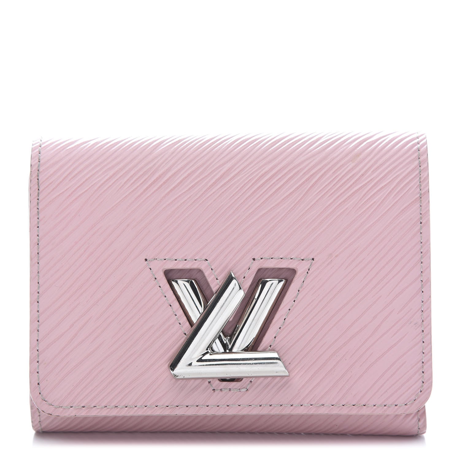 Louis Vuitton Epi Twist Compact Wallet Rose Ballerine 1 of 7