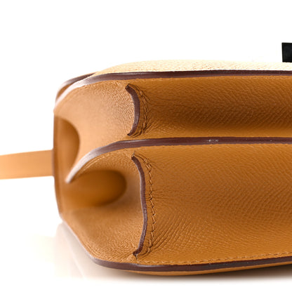 Hermes Epsom Enamel Constance 24 Sesame Lime 9 of 11