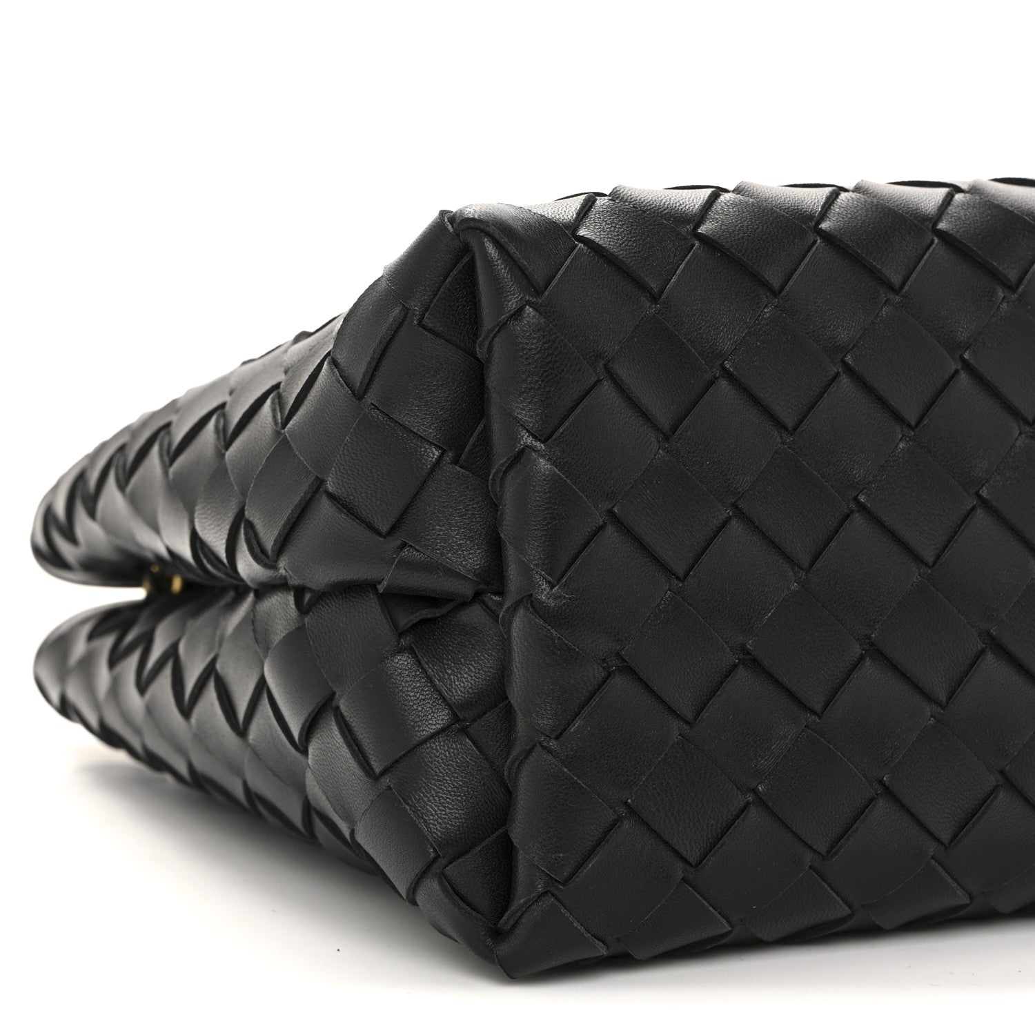 Bottega Veneta Nappa Intrecciato Small Andiamo With Chain Shoulder Bag Black 8 of 10