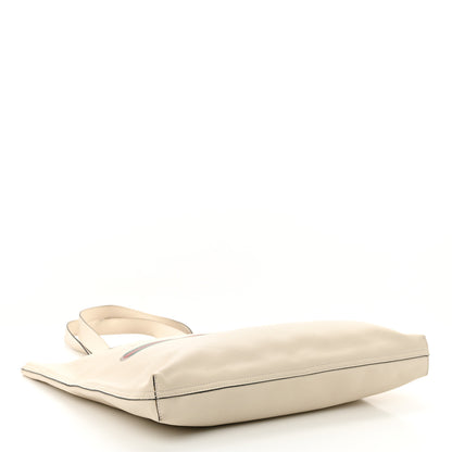 Gucci Calfskin Mens Logo Tote White 4 of 11