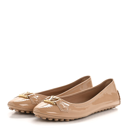 Louis Vuitton Patent Calfskin Womens Oxford Ballerina Flats 40.5 Rose Poudre 4 of 9