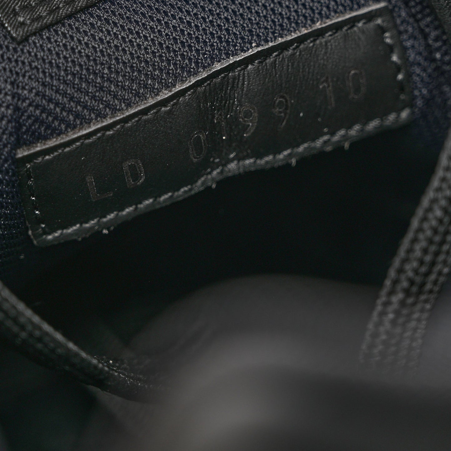 Suede Uniform Sneakers 10 Black