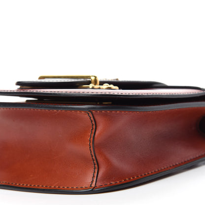 Prada City Calf Saffiano Cahier Crossbody Bag Cotto Black 7 of 9