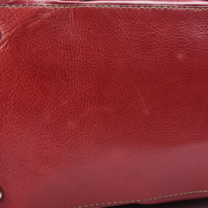 Chloe Calfskin Edith Dome Bowler Red 9 of 12