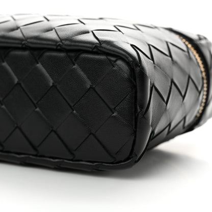 Bottega Veneta Calfskin Intrecciato Bang Bang Vanity Case Black 10 of 11