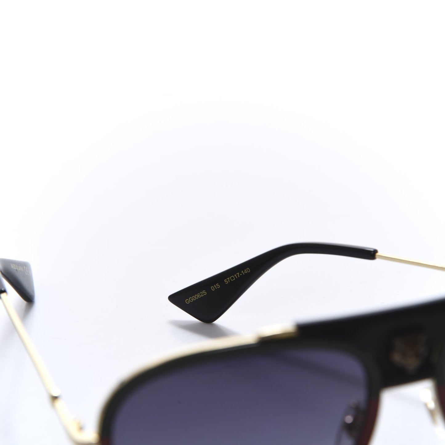 Web Aviator Sunglasses GG0062S Green Red