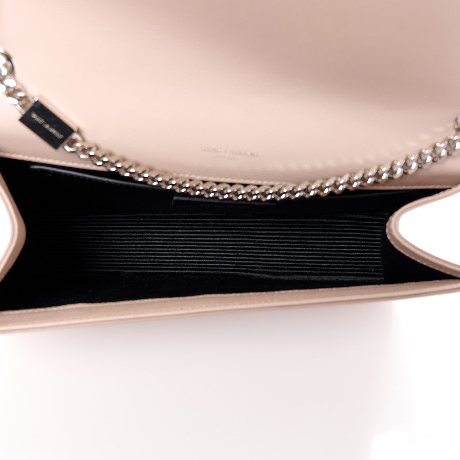 Saint Laurent Grain De Poudre Medium Monogram Kate Satchel Rose Poudre 5 of 11