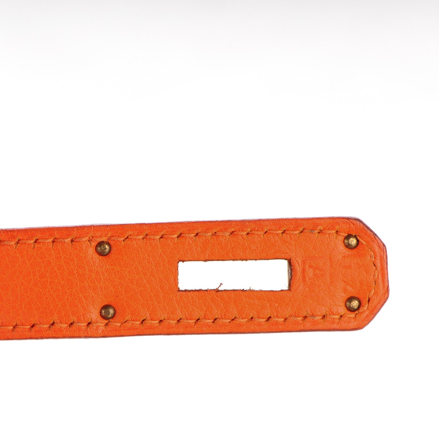 Hermes Veau Gulliver Kelly Retourne 35 Orange 12 of 31
