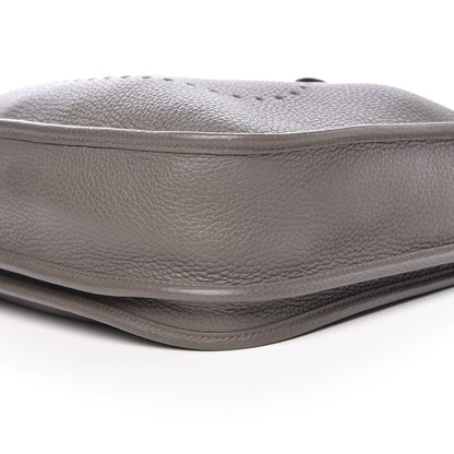 Hermes Taurillon Clemence Evelyne III PM Etain 10 of 11