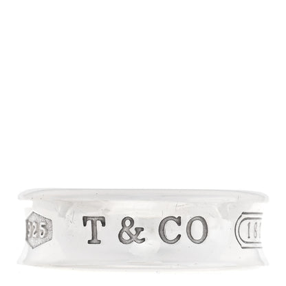 Tiffany Sterling Silver 1837 Band Ring 53 6.25 1 of 5