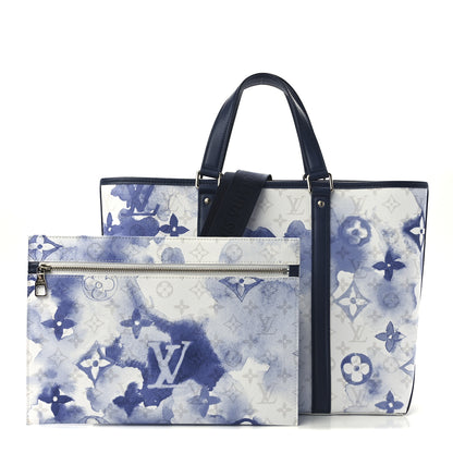 Louis Vuitton Monogram Watercolor Weekend Tote PM Blue 1 of 14