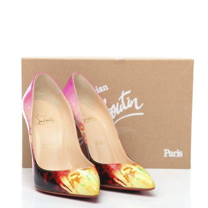 Christian Louboutin Patent Tie and Dye Pigalle Follies 100 Pumps 38 Multicolor 9 of 9