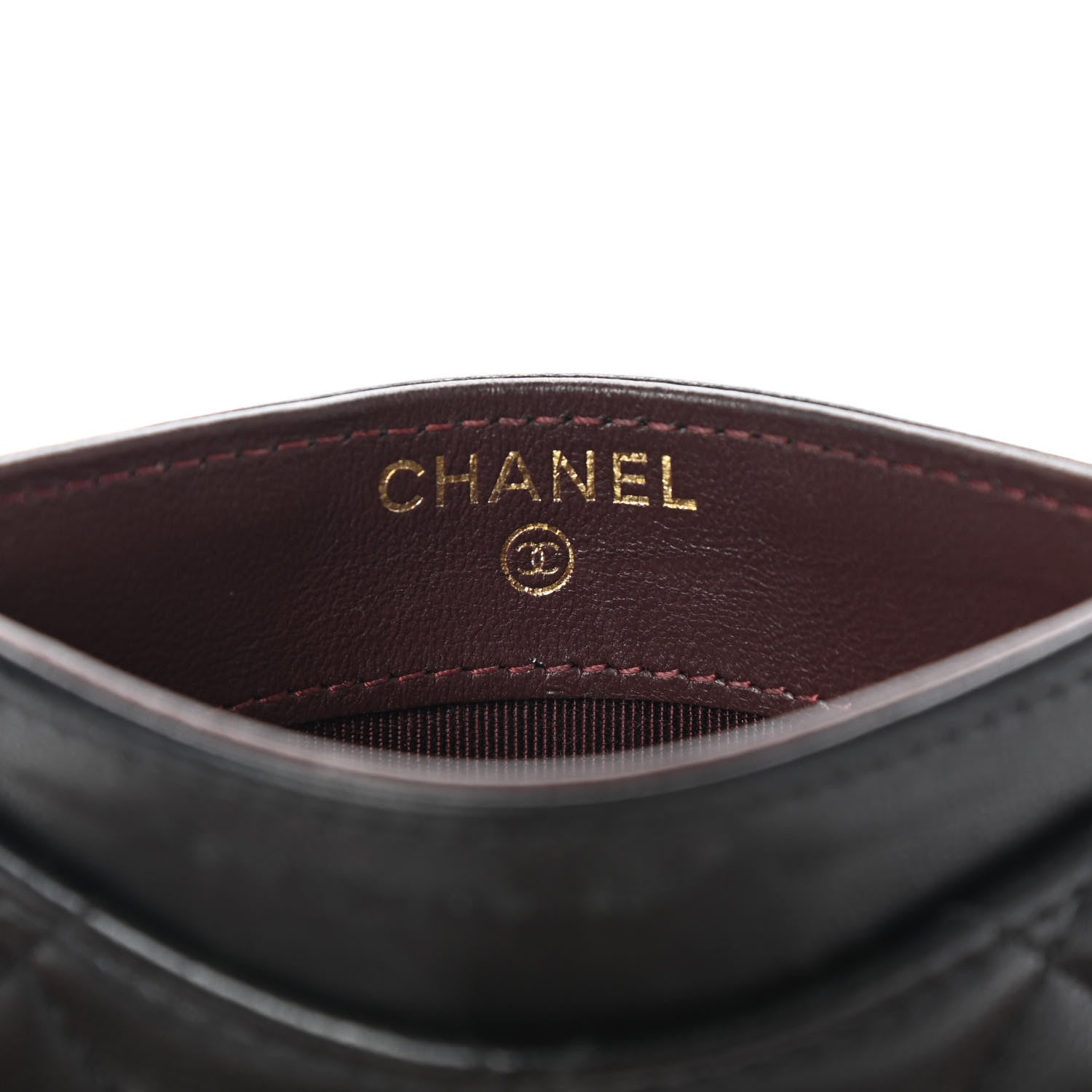 Chanel Lambskin Quilted Card Holder Black 6 of 11
