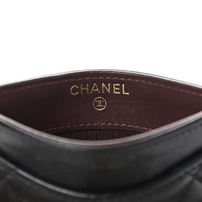 Chanel Lambskin Quilted Card Holder Black 6 of 11