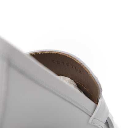 Hermes Calfskin Womens Royal Loafers 36.5 White 7 of 9