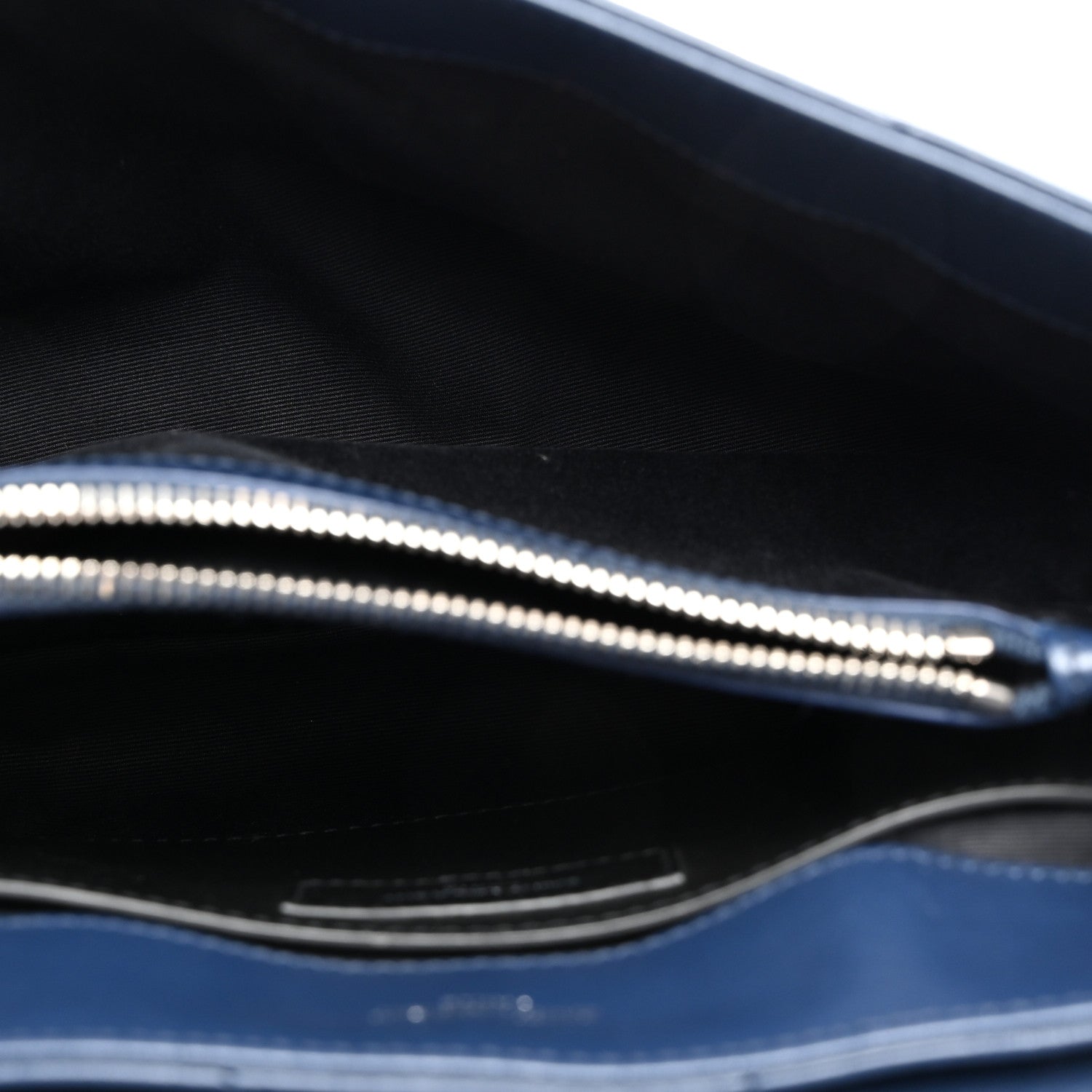 Saint Laurent Calfskin Y Quilted Monogram Small Loulou Chain Satchel Denim Blue 5 of 16