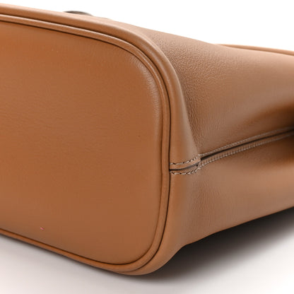 Prada Soft Grained Calfskin Vitello Daino Small Buckle Bag Caramello 10 of 11