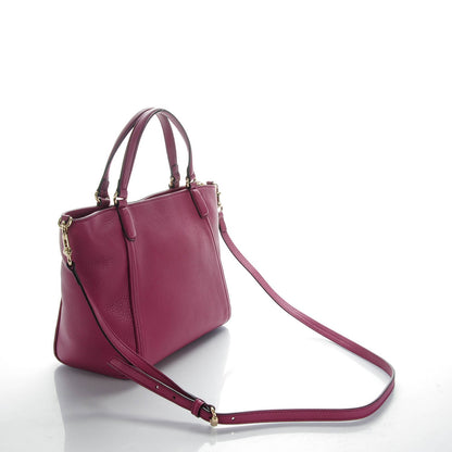 Gucci Pebbled Calfskin Small Soho Top Handle Bag Peonia Flower 3 of 7