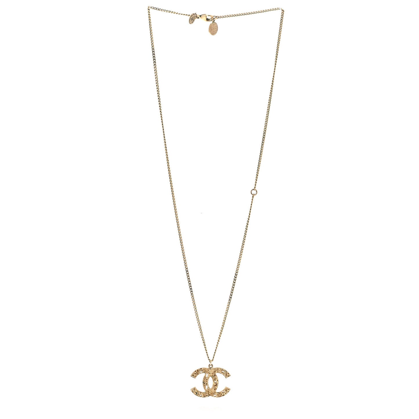 Chain CC 100 Anniversary Necklace Gold