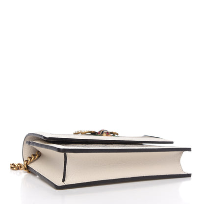 Gucci GG Supreme Monogram Web Queen Margaret Chain Wallet White 4 of 9
