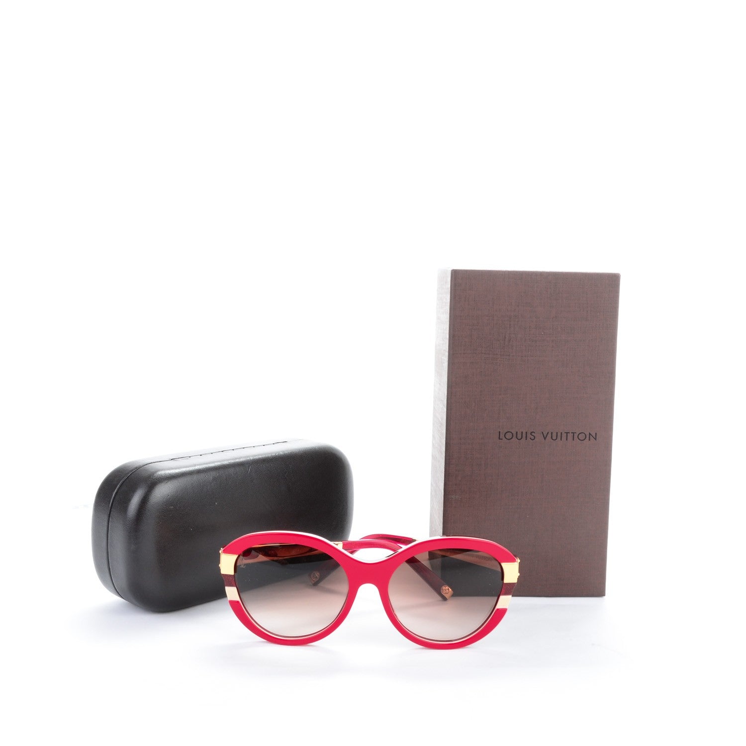 Louis Vuitton Petit Soupcon Cat Eye Sunglasses Z0742W Cherry 7 of 7