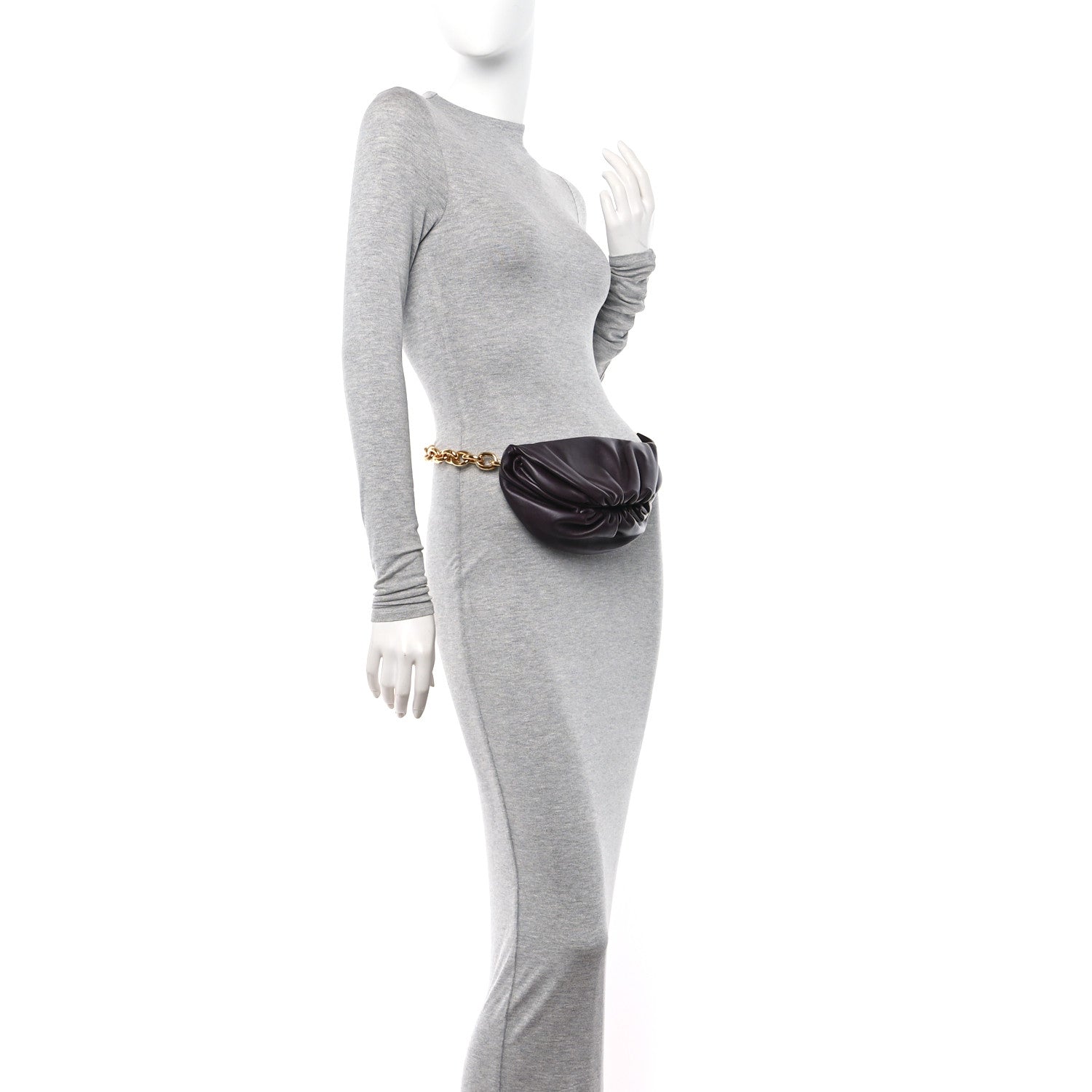 Bottega Veneta Nappa The Belt Chain Pouch Grape 2 of 9