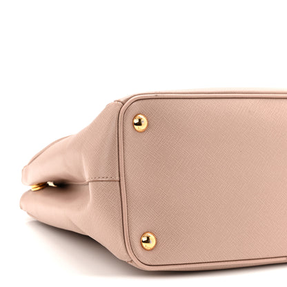 Prada Saffiano Small Galleria Double Zip Tote Cammeo 9 of 14