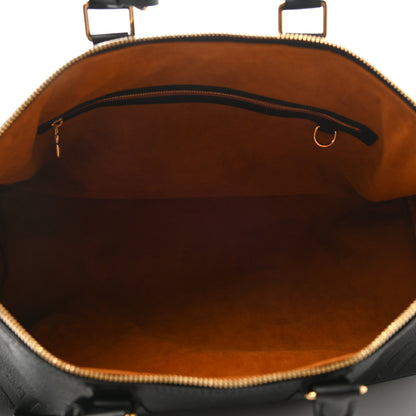 Louis Vuitton Empreinte Monogram Giant Keepall Bandouliere 45 Black 5 of 9